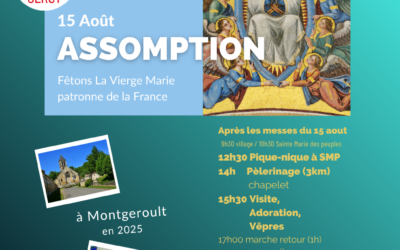 15 août 2025 – Fête de l’Assomption